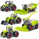 thumbnail image 1 of Tractor agrícola de juguete fundido a presión, paquete de 5, con cosechadora combinada para niños de 3 años o más, 1 of 6