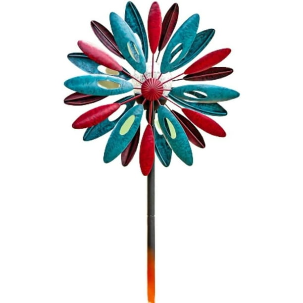 SteadyDoggie, Solar Wind Spinner 75in MultiColor, LED Solar
