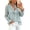 Light Blue, variant on Only Moment Button Down Shirts for Women Long Sleeve V Neck Plaid Blouse Polyester-Cotton Blend with Button Cuffs Dressy Casual Summer Outfits Early Fall Fashion Spring Clothes Blue,L