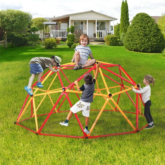 CIPACHO Outdoor Kids Climbing, 82" Dome Climber Supporting 400lbs, Playground Climbing Dome for Kids 3-6
