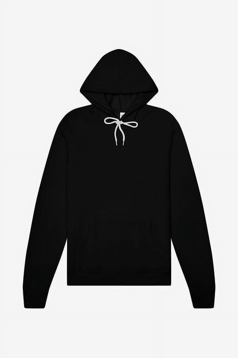BELLA+CANVAS Adult Pullover Personalized Hoodie, Create Your Own Designs, Black, Medium, Unisex