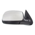 thumbnail image 2 of KarParts360 For Chevy Silverado 1500/Silverado 2500 2000-2007 Door Mirror Passenger Side | Textured Black | Chrome Cover | Manual | Foldaway | Non-Heated | Replacement For GM1321208, 2 of 6