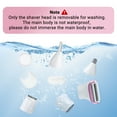 thumbnail image 6 of TURKIO 5-in-1 Rechargeable Cordless Electric Razor for Women, Trimmer for Women with Face, Nose, Eyebrow, Arms, Armpit, Legs, Rose Pink, 6 of 8