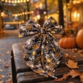 thumbnail image 5 of AUNVITO Clearance Halloween Pumpkin Ghost Print Bow Hair Clip Barrette for Women Girls Hair Accessory Party Favors Holiday Costume Decor Halloween Pumpkin Ghost Bow Hair, 5 of 7