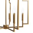 thumbnail image 4 of Hunter - Zoanne 5-light Alturas Gold, Large Chandelier, Dimmable, Formal Style, Geometric Shaped, for Bedrooms, Kitchens, Dining, Living Rooms - 49072, 4 of 8