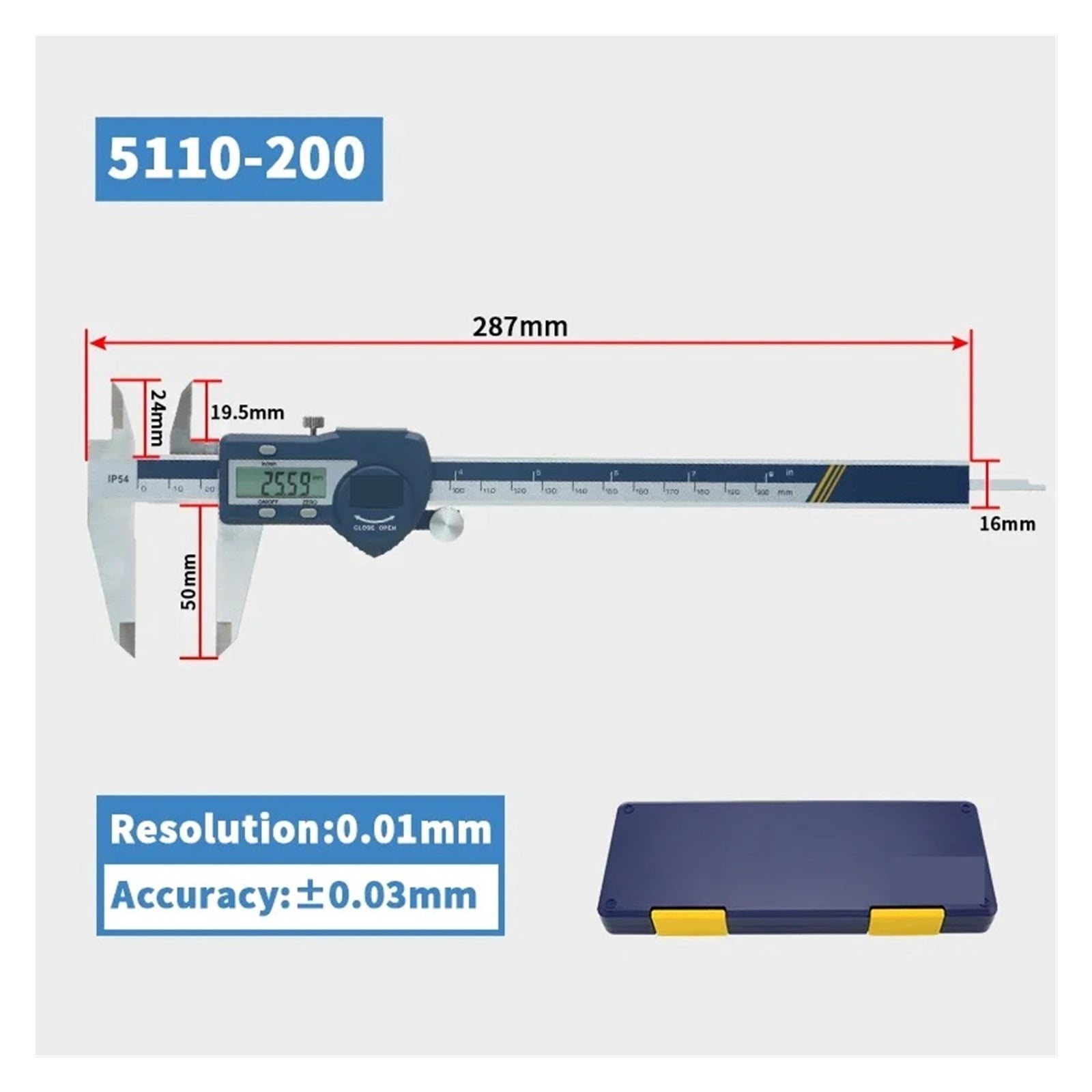 IP54 150/200/300 Mm Digital Electronic Caliper Ruler Digital Vernier Caliper Digital Caliper Stainless Steel Calipers