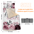 thumbnail image 4 of AOLOA Personalized Toddler Nap Mat - Thick & Warm - Kids Sleeping Bag with Removable Pillow & Fleece Blanket - Winter Nap Mat for Preschool Daycare - Rollup Design, 4 of 8