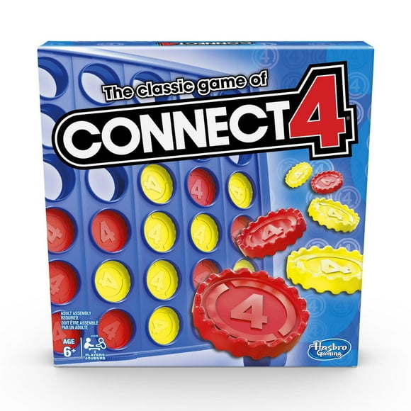 Connect 4 Classic Grid Board Game, Ages 6 and up