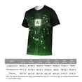 thumbnail image 6 of LAOLIUSN Men's AI Artificial Intelligence Graphic T-Shirt, Futuristic Techwear All Over Print Tee, 2XL, 6 of 7