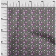 thumbnail image 2 of oneOone Georgette Viscose Gray Fabric Asian Retro Floral Craft Projects Decor Fabric Printed By The Yard 42 Inch Wide, 2 of 4