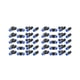 thumbnail image 1 of Scienceny 40 piezas Conector de manguera de aire 4 formas Plástico Flexible Fiable Seguro Buen sellado Empuje de aire Accesorios rápidos Conexión Artesanía Scienceny TO002542-00, 1 of 1