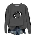 thumbnail image 2 of Sakmal Workout Sweatshirts for Women Football Game Day Gray Fall Sweatshirts Fashion Fall Clothes 2025, 2 of 5