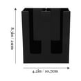thumbnail image 2 of FOMIYES Desktop Cup Holders Black For Hotel 1Pcs 4.2X8.3X9.4in, 2 of 8