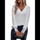 thumbnail image 1 of Camisa de Larga para Mujer, Atuendos de Otoño, Ropa Informal Elegante, Blusa Tipo Túnica con Cuello en V y Botones. S, 1 of 8