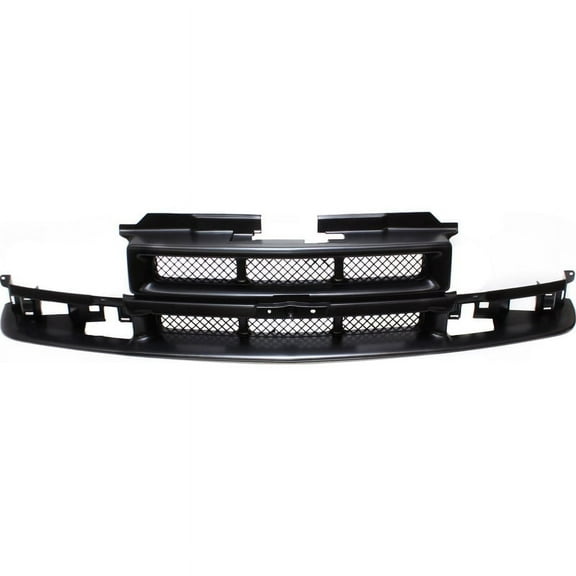 Grille Assembly Black For 1998-2005 Chevy Blazer / 1998-2004 S10 Pickup