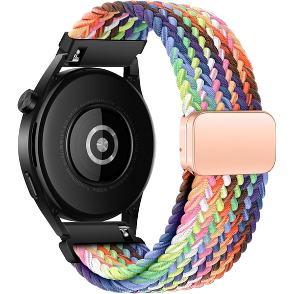 Braided Sport Band Compatible with Samsung Galaxy Watch Band 7/FE/6/5/4/3 & Watch 5 Pro & 6/4 Classic &Gear S3/S2, 20mm & 22mm watch band for Samsung Watch 47mm 46mm 45mm 44mm 40mm 43/42/41mm(20MM)