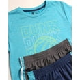 thumbnail image 4 of Pro Athlete Boys Shorts Sets - 3 Piece Athletic Graphic Tee and Dry Fit Shorts for Boys (8-16), 4 of 7