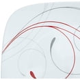 thumbnail image 3 of Corelle Vitrelle 6-Piece Dinner Plates Set, Triple Layer Glass and Chip Resistant, Lightweight Square 10-1/2-Inch Plates, Simple, 3 of 9