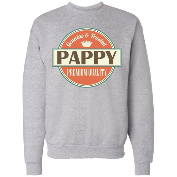 Inktastic Genuine Pappy Vintage Adult Sweatshirt