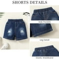 thumbnail image 5 of CARETOO Toddler Boy Clothes 2T 3T 4T 5T Summer Casual Cotton Fabric Polo Shirt Denim Shorts Set, 5 of 9