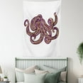 thumbnail image 4 of Octopus Decor Wall Hanging Tapestry, Octopus Illustration with Ethnic Pattern and Colors Tribal Style Artwork Print, Bedroom Living Room Dorm Accessories, 60 X 80 Inches, by Ambesonne, 4 of 5