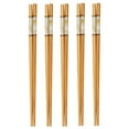thumbnail image 1 of 5 Paires de Baguettes Ensemble de Baguettes Réutilisables Baguettes Classiques Naturelles Baguettes à Imprimé Coloré, 1 of 6