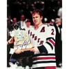 Brian Leetch New York Rangers Conn Smythe 8x10 Autographed Photograph
