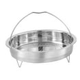 thumbnail image 2 of Cesta de vapor de acero inoxidable, vaporera de verduras, rejilla de vapor, postres duraderos 24cm, 2 of 9