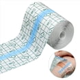 thumbnail image 2 of 2X Patch de Douche Imperméable Bandage Adhésif Transparent Extensible pour Tatouages Natation Douche (4 Pouces X 10 Yards), 2 Rouleaux X Bandage Élastique Transparent, Blanc & Vert, 2 of 7