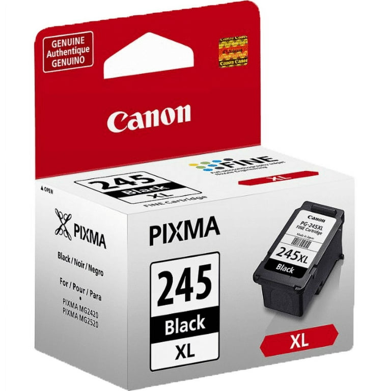 キヤノン 純正 インク PG-245 ブラック 5個 PIXMA Canon PG-245XL Black Fine Ink Cartridge - 2 Pack for PIXMA