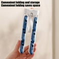 thumbnail image 6 of Foldable Clothing Rack Six Clip Wall-Mounted Retractable Clothes Hanger for Laundry Dryer Room,Drying Hanging Racks,Small Collapsible Folding Garment Racks,Dorm Accessories, 6 of 6