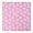 Pink Baseballs Pattern, variant on Pink Bows and Baseballs Pattern Square Fitted Tablecloth with Elastic Edge,Square Table Cover,Washable Elastic Table Cover for Home Kitchen Party Decor 34"x34"