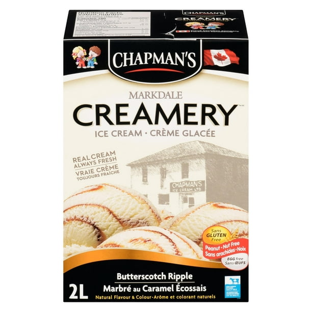 Chapman's Markdale Creamery crème glacée marbrée au caramel écossais 2L