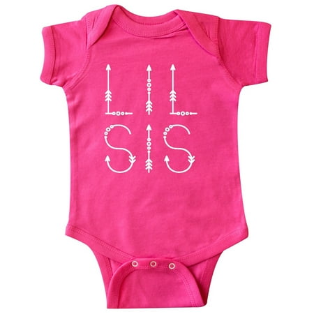 

Inktastic Little Sister Announcement Lil Sis Gift Baby Girl Bodysuit