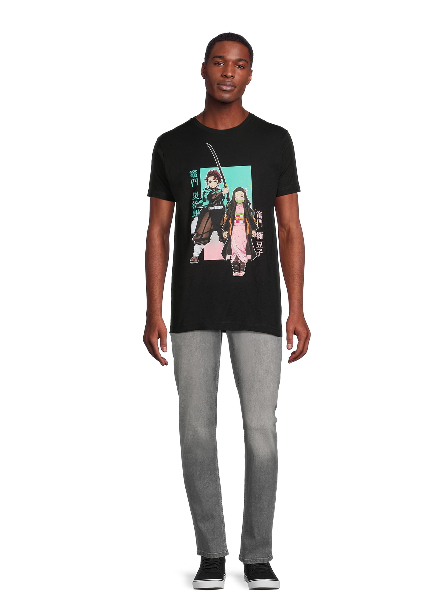 Demon Slayer Men's and Big Men's Graphic Tee Shirt, Sizes S-3XL