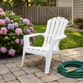 thumbnail image 1 of Gracious Living Resin Adirondack Chair, White, 1 of 5