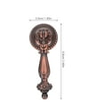 thumbnail image 2 of Raindrops 2-Pack Vintage Zinc Alloy Cabinet Handles Brown Antique Pulls for Home Decor, 2 of 7