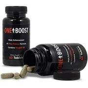 One Boost Testosterone Booster - (2) Bottles Test Boost - Natural Support - Premium -Overall Well-Being, 120 ct