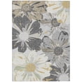 thumbnail image 2 of Addison Rugs Chantille Indoor/Outdoor Transitional Floral Gray Machine Washable Rectangle Rug, 9' x 12', 2 of 8