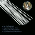thumbnail image 2 of Yeacher 20Pcs Aluminum Welding Rods Solid Core No Flux Required Low Melting Point Corrosion Resistance, 2 of 8