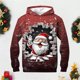 thumbnail image 3 of Sudadera con capucha de Papá Noel con estampado 3D divertido de moda para hombre, ropa informal de otoño nueva para Navidad, sudadera de gran tamaño, ropa unisex, 3 of 5