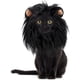 thumbnail image 1 of Onmygogo Peluca de melena de león para gatos, divertidos disfraces de gatos para Halloween Navidad, accesorios de ropa para mascotas peludas (talla S, marrón melange), 1 of 4