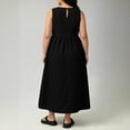 thumbnail image 4 of LIaqionyy Women's Plus Size Maxi Dress Summer Flowy A Line Sleeveless Sundresses Casual Loose Tank Dresses L-5XL, 4 of 7