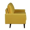thumbnail image 4 of Ember Interiors Molly Loveseat, Yellow, 4 of 9