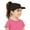 Black, variant on Kids UV Sun Protection Visor Cap, Adjustable Cotton Sun Hat Visors for Boys Girls-Pink
