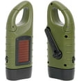 thumbnail image 1 of Hand Crank Rechargeable Flashlight, Solar Led Flashlight, Dynamo Flashlight, Outdoor Emergency Light, 1 of 4