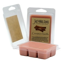 Cinnamon Vanilla 2-Pack Soy Wax Melts -Just Makes Scents Candles & Gifts