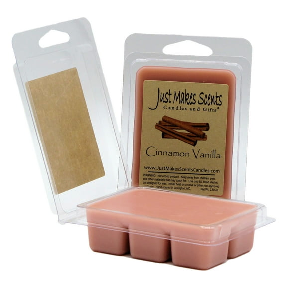 Cinnamon Vanilla 2-Pack Soy Wax Melts -Just Makes Scents Candles & Gifts