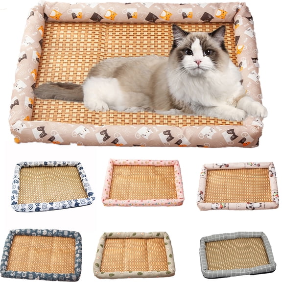 Kkkded Dog Cooling Mat,Cooling Pad for Dog Pet Ice Silk Cooling Mat for Dogs & Cats, Portable & Washable Pet Cooling Bed Blanket