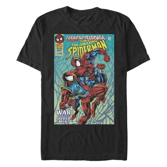 Men's Marvel Spider-Man Comic Clone Fight Graphic T-Shirt